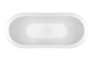 Ванна из литьевого мрамора Эстет Boston silk ФР-00014525 180x74см белый матовый